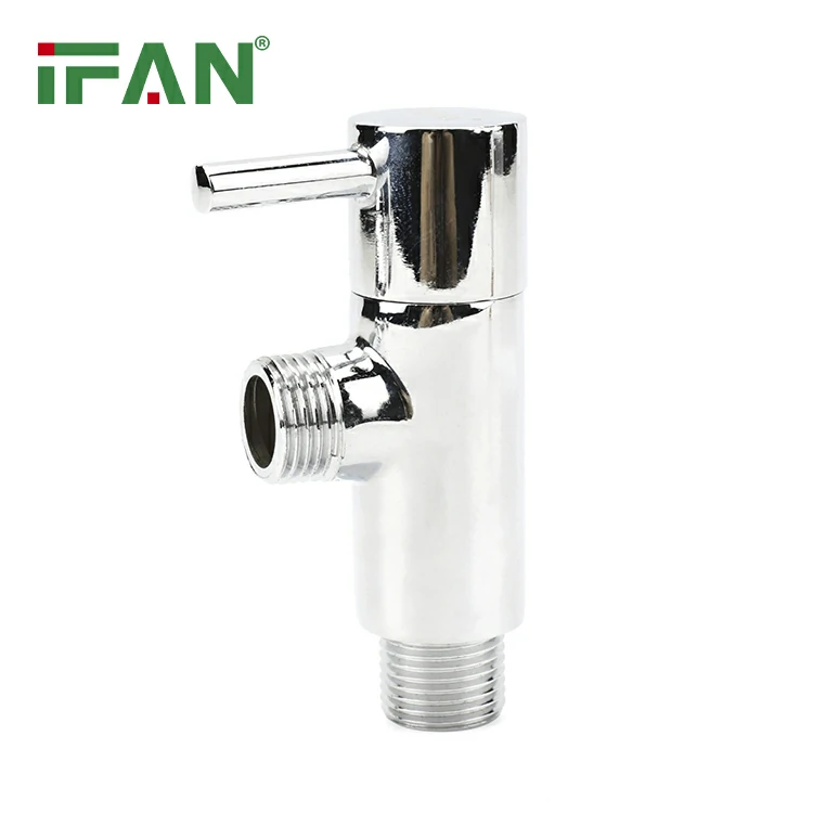 Brass Angle Valve Enhances Bathroom Functionality factory